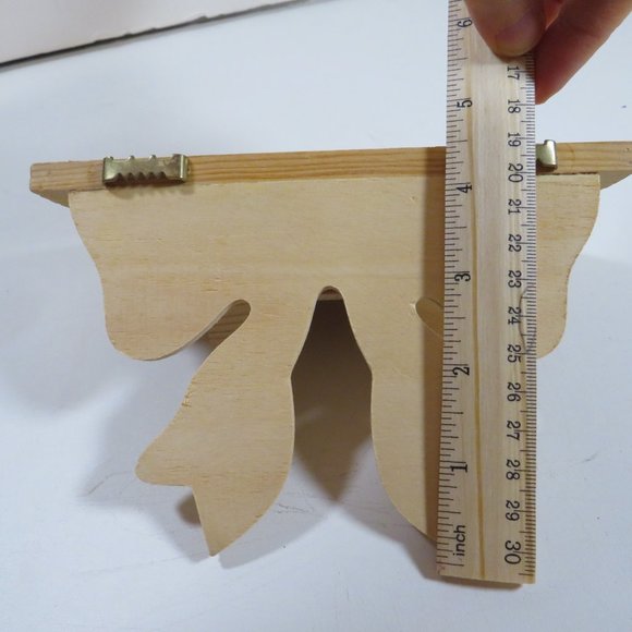 Solid Wood Bow Shelf ONE ITEM - Picture 4 of 7